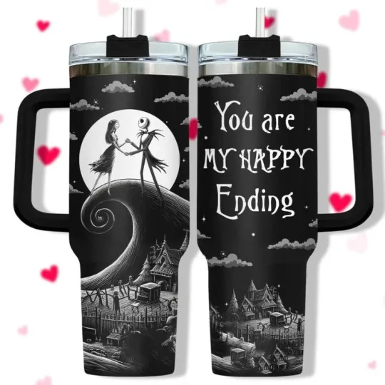 New Nightmare Jack And Sally Valentine Gift For Fans 40oz Tumbler  SO702