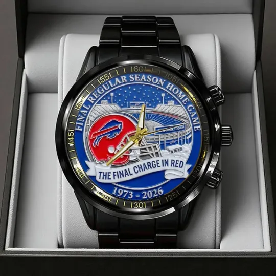 Discover Buffalo Bill The Final Charge Black Stainless Steel Watch