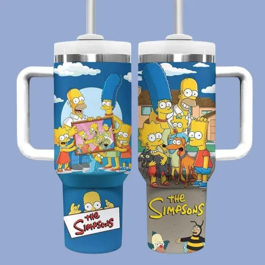 New The Simpsons TV Series Gift For Fans 40oz Tumbler  SO842