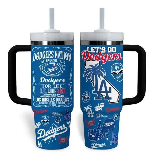 New Dodgers custom Gift For Fans 40oz Tumbler  SO835