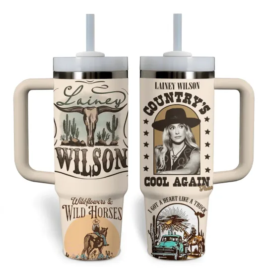 Discover New Lainey Wilson Music Gift For Fans 40oz Tumbler  SO780