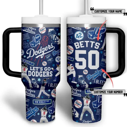 New Dodgers custom Gift For Fans 40oz Tumbler  SO831