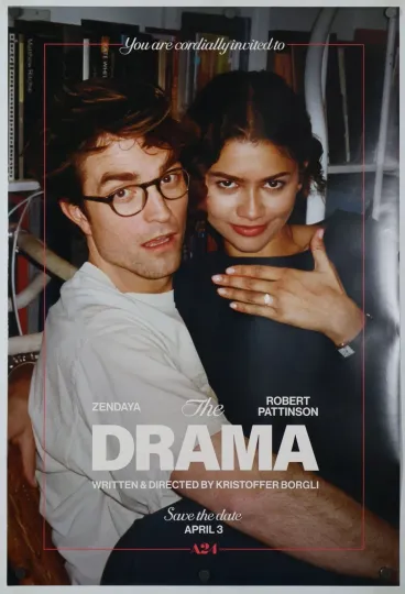 Discover The Drama - original DS movie poster D/S 27x40 - 2026 Zendaya , Robert Pattison