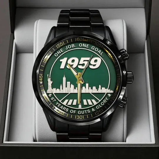 Discover New York Jet 67Th Anniversary Black Stainless Steel Watch