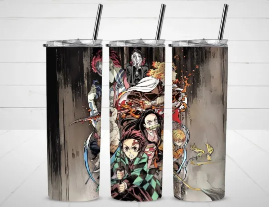 Discover Demon Tumbler with Lid and Straw, Gift for Friends