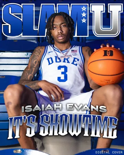 Discover SLAMU 17 Isaiah Evans Cover From Duke Blue Devils It’s Showtime poster