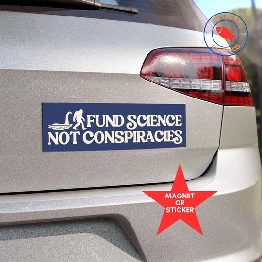 Discover In Science We Trust Bumper Sticker Support NSF & NIH Scientists STEMinist Gift