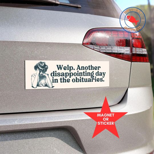 Discover Subtle F the Patriarchy Bumper Sticker