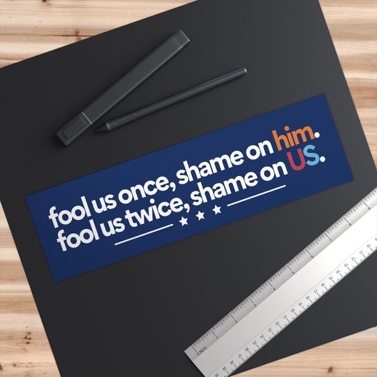 Trump Fool Felon Bumper Sticker Anti-Trump AF Sticker