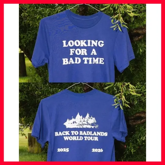 Discover SALE!!! Halsey Back To Badlands Merch Decade Tour 2025 2026 reprint T-Shirt