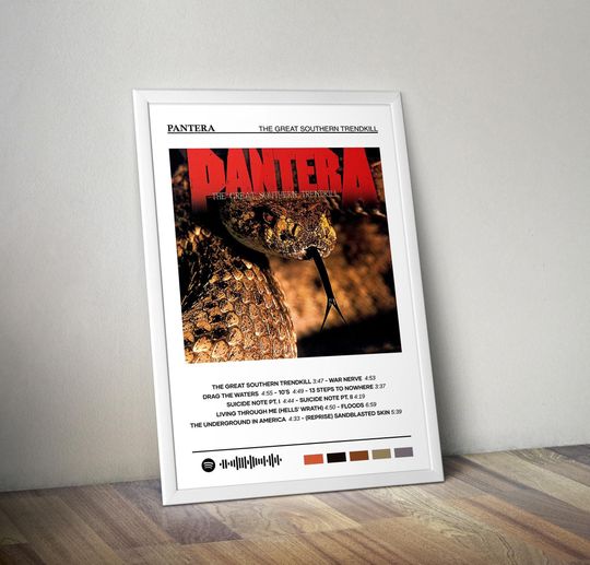 Discover Mayhem Skull Poster | The Great Southern Trendkill Album Cover | Heavy Metal Music Wall Decor