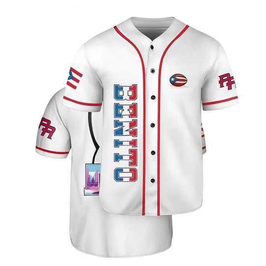 Discover Benito Team 94 Unisex Baseball Jersey  Casual Sportswear for Couples, 90s Vintage Style, for Sports & Outdoor Activities