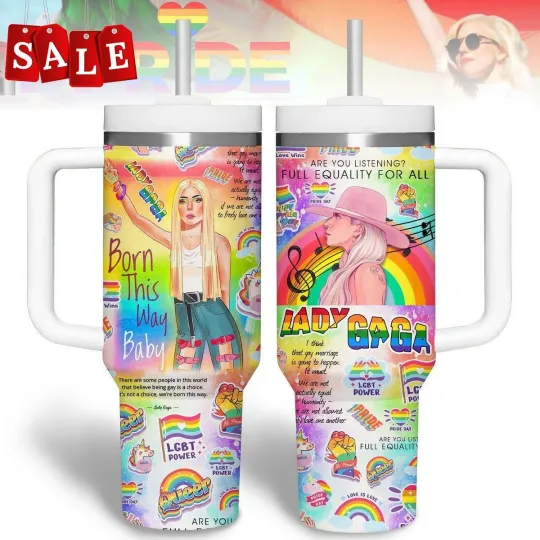 New Ld ga Born This Way Gift For Fans 40oz Tumbler  SO771