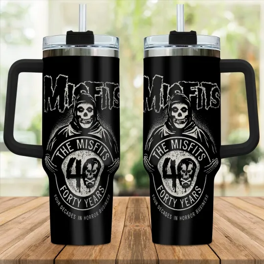 New Misfits 40th Anniversary Logo Gift For Fans 40oz Tumbler  SO732