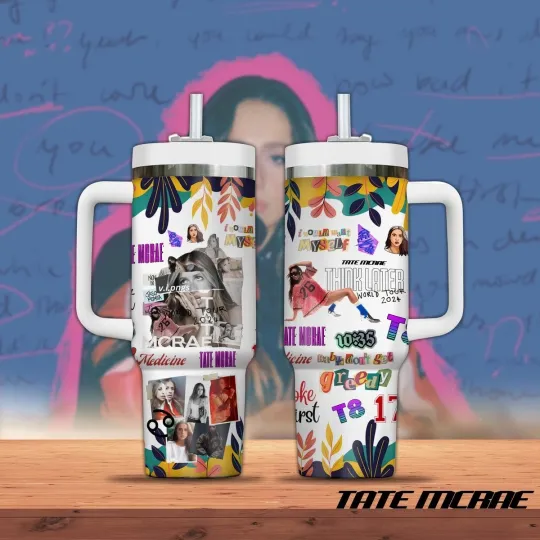 Discover New Tate Mcrae Music Gift For Fans 40oz Tumbler  SO841