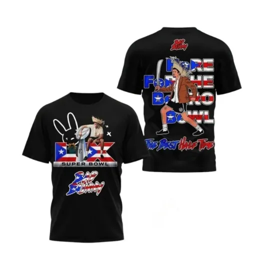 Discover Benito Bowl 2026 Shirt Bunny Football Tee Puerto Rico Fan