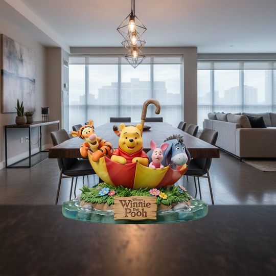 Discover Disney Winnie The Pooh And Friends Acrylic Plaque, Disney Pooh Decor, Cute Friendship Gift For Family And Friends