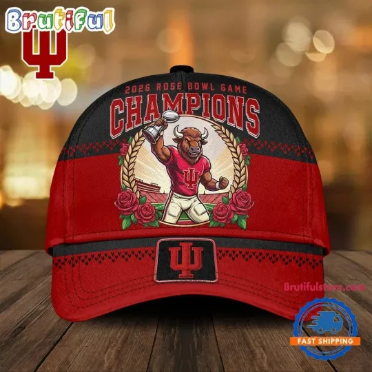 Indiana Hoosiers 2026 Rose Bowl Game Classic Cap Gift For Fan Hat