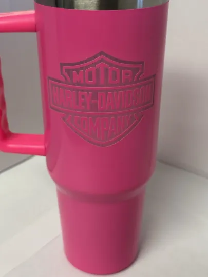 Discover Haarleyy Racing Daviidso'n 40 Oz. Steel Laser Engraved Tumbler
