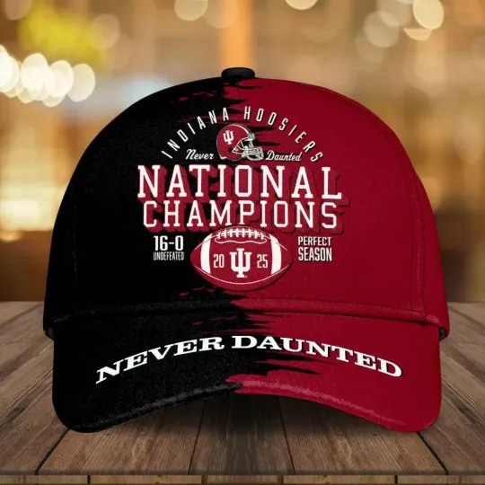 Discover Indiana Ho0siers Football 2026 National Champions Classic Hat– 15795