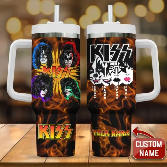 Discover New Kissmass Band personalization Gift For Fans 40oz Tumbler  SO725