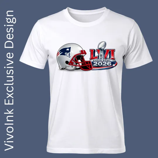 Discover football PATRIOTS 2026 SUPER BOWL T-SHIRT