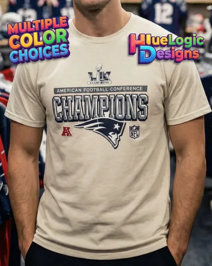 Discover 2026 New England Patriots AFC Champions T-Shirt | Super Bowl Football  Shirt
