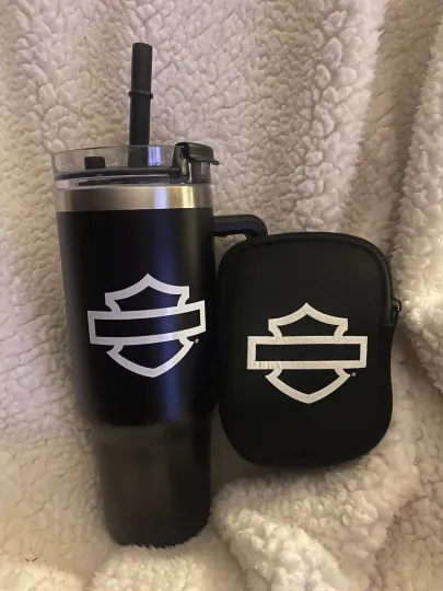 Discover NEW Haarleyy Racing Daviidso'n 40oz BLACK TUMBLER