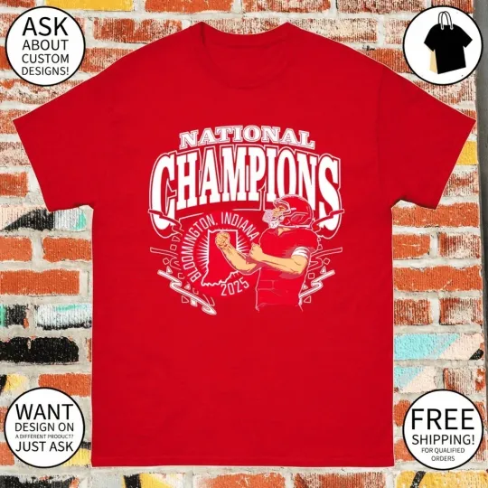 Discover Bloomington Champions Hoosiers 2025 CFP National Champions shirt