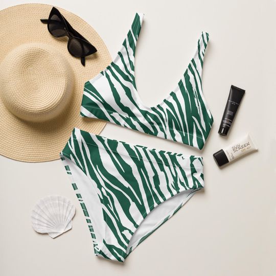 Discover New York Bikini Swimsuit, Womens Sport Swimwear, Game Day Bikini Set, New York Fan Swimwear