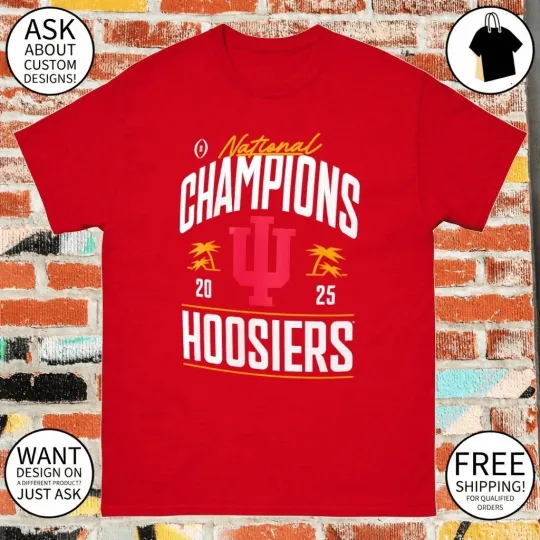 Discover Hoosiers College Football Playoff 2025 National Champions Locker Room shirt
