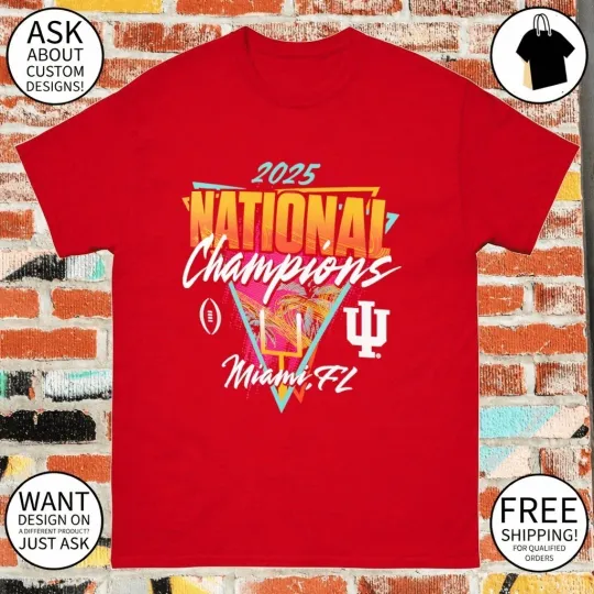 Discover Hoosiers College Football Playoff 2025 National Champions Miami shirt
