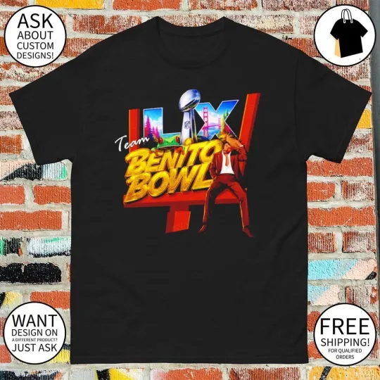 Discover Team Benito Bowl Halftime Show music fan t-shirt