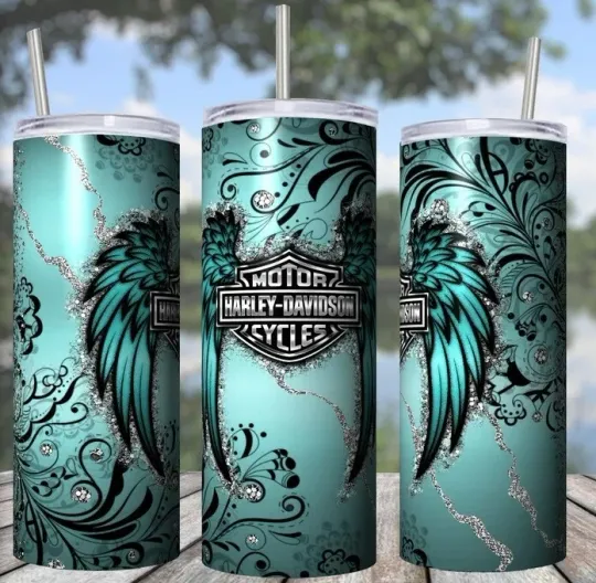 Discover Haarleyy Racing Daviidso'n Wings  Tumbler Design for 20oz Tumbler, Gift For Her