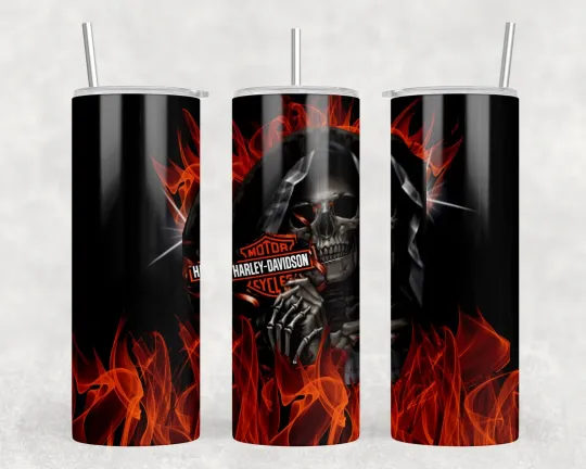 Discover Haarleyy Racing Daviidso'n 20 oz Tumbler&nbsp;with Lid and Straw