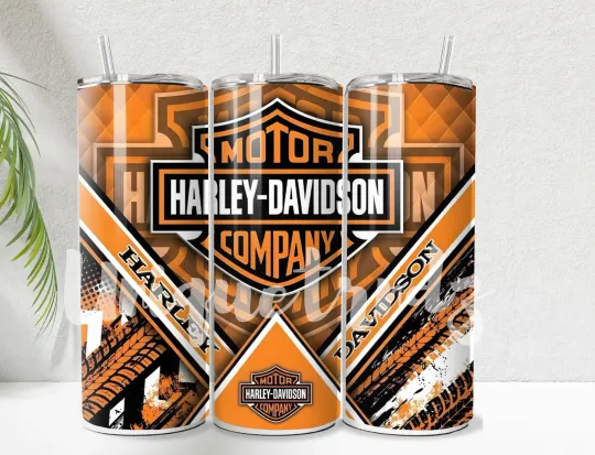 Discover Haarleyy Racing Daviidso'n Straight 20oz Tumbler Cup Mug Insulated Stainless Steel