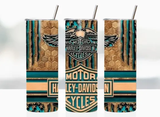 Discover Haarleyy Racing Daviidso'n Tumbler 20oz Skinny