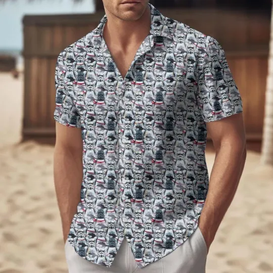 Discover Disney Star Wars Stormtrooper Army Collage Hawaiian Shirt