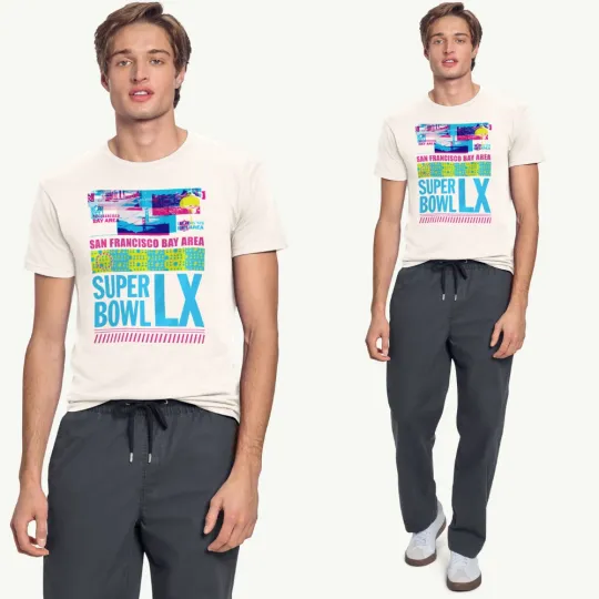 Discover 2026 SUPER BOWL LX BAY AREA BASH T-SHIRT All Size