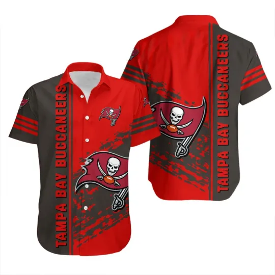 Discover Tampa Bay Football Hawaiian Shirt Quarter Style – football Shirt Gift For Fans