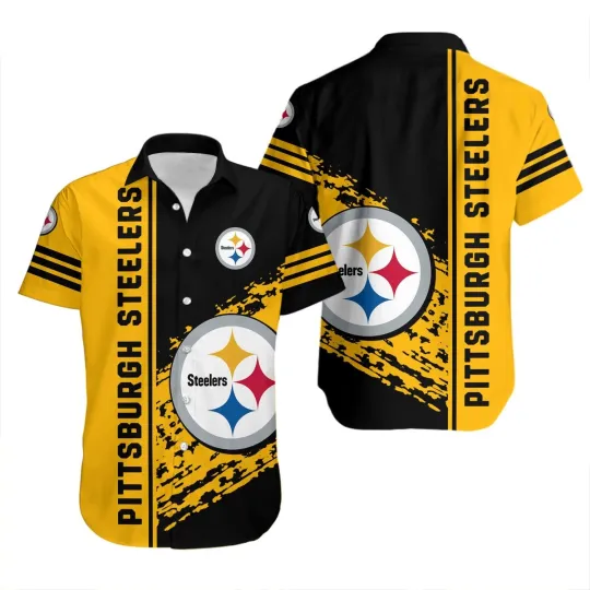 Discover Pittsburgh Football  Hawaiian Shirt Quarter Style – football Shirt Gift For Fans