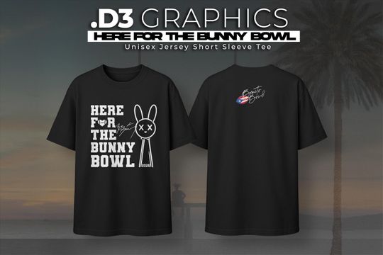 Discover Here for the Bunny Bowl Double Sided T-Shirt