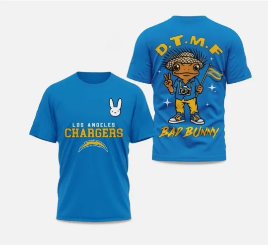 Discover Chargers Bunny 2025 - 2026 Super Bowl LX Shirt