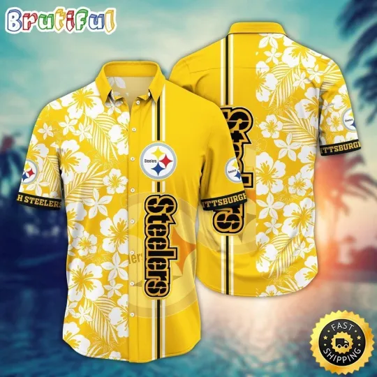 Pittsburgh Football Steelerss Team Hawaiian Shirt Short Sleeve