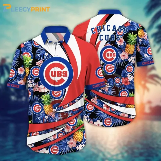 Discover Chicago Baseball Team Cubss Summer Tropical Fruits Pineapple Hawaiian Shirt