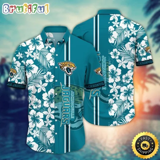 Discover Jacksonville Football Jaguarss Team Hawaiian Shirt Short Sleeve