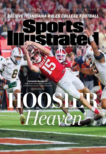 Discover Indiana Hoosiers CFP National Champions Sports Illustrated Cover Poster