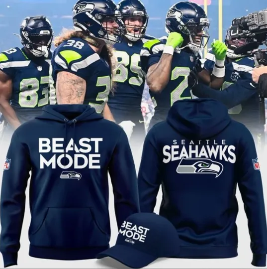 Discover Limited Edition Seattle Seahawks 2026 Beast Mode Hoodie