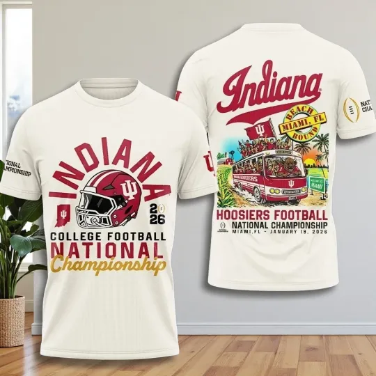 Indiana Hoosier Football 2026 National Championship Shirt