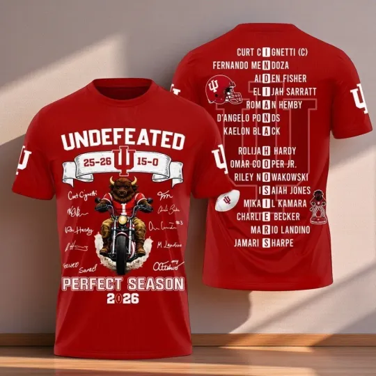 Discover Indiana Hoosier Football 2026 National Championship T-Shirt